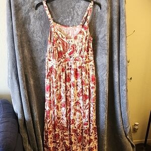 Torrid red floral Maxi Dress